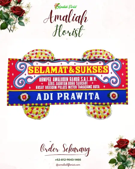 Papan Bunga Ucapan Selamat Pesidi