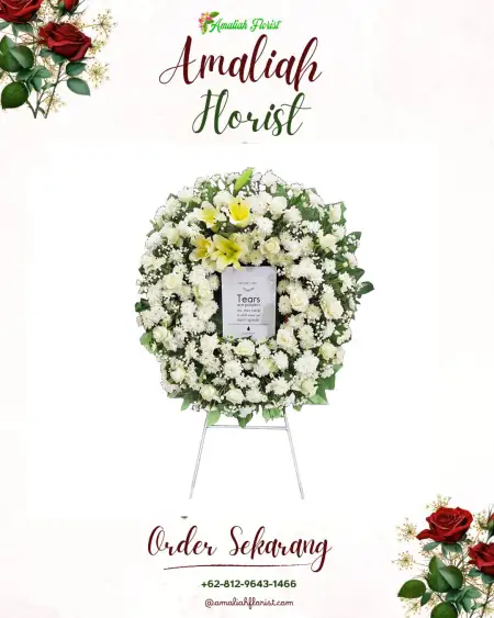 Krans Bunga Duka Pesidi